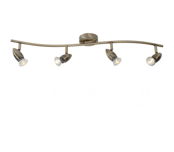Lucide 13955/20/03 - LED reflektor punktowy CARO-LED 4xGU10/5W/230V brąz
