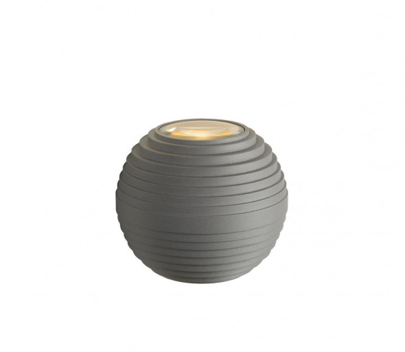 Lucide 17804/06/36 - LED Kinkiet zewnętrzny AYO 2xLED/3W/230V szary