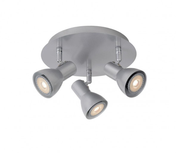 Lucide 17942/15/36 - LED Oświetlenie punktowe LAURA-LED 3xGU10/5W/230V szare