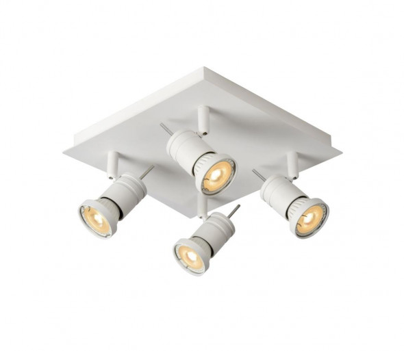 Lucide 17990/19/31 - LED Oświetlenie punktowe TWINNY-LED 4xGU10/4,5W/230V białe 25cm