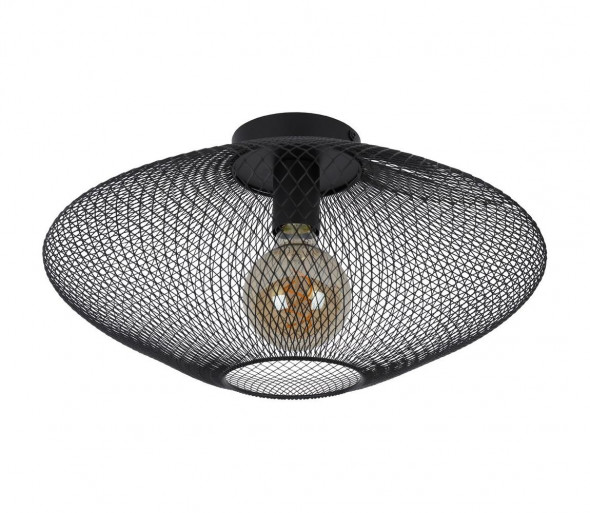 Lucide 21123/45/30 - Plafon MESH 1xE27/40W/230V czarny