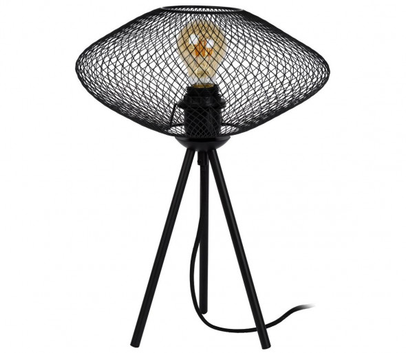 Lucide 21523/01/30 - Lampa stołowa MESH 1xE27/40W/230V czarna