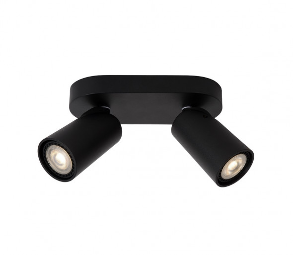 Lucide 23954/11/30 - LED Oświetlenie punktowe XYRUS 2xGU10/5W/230V czarny