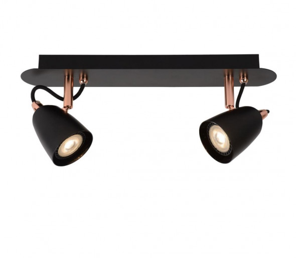 Lucide 26956/10/17 - LED oświetlenie punktowe RIDE-LED 2xGU10/5W/230V miedź