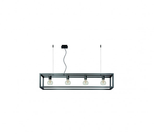 Lucide 31472/04/15 - Lampa wisząca ORIS 4xE27/60W/230V