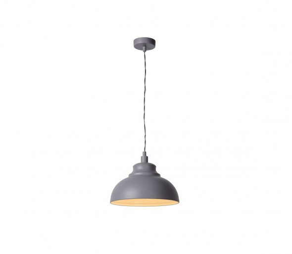 Lucide 34400/29/36 - Lampa wisząca ISLA 1xE14/40W/230V szara