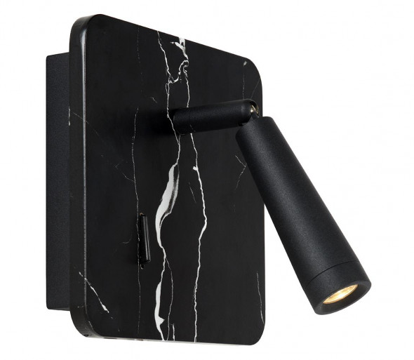 Lucide 77282/03/30 - LED Reflektor ścienny OREGON LED/4W/230V czarny