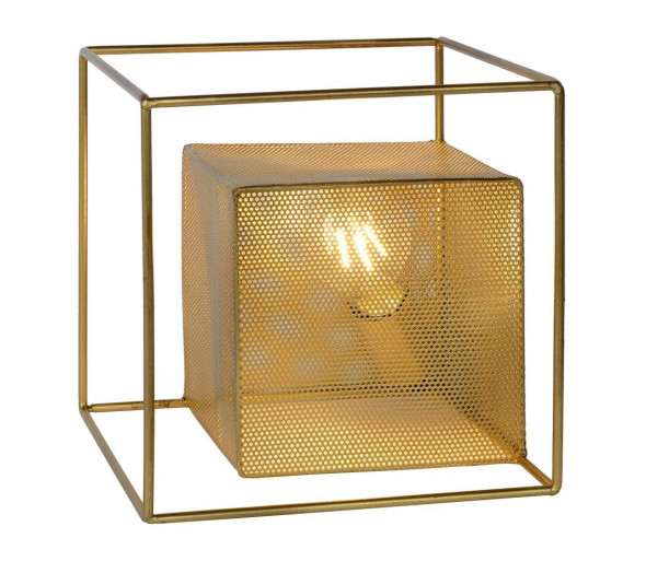 Lucide 78591/01/02 - Lampa stołowa EXTRAVAGANZA MORRIS 1xE27/40W/230V mosiądz