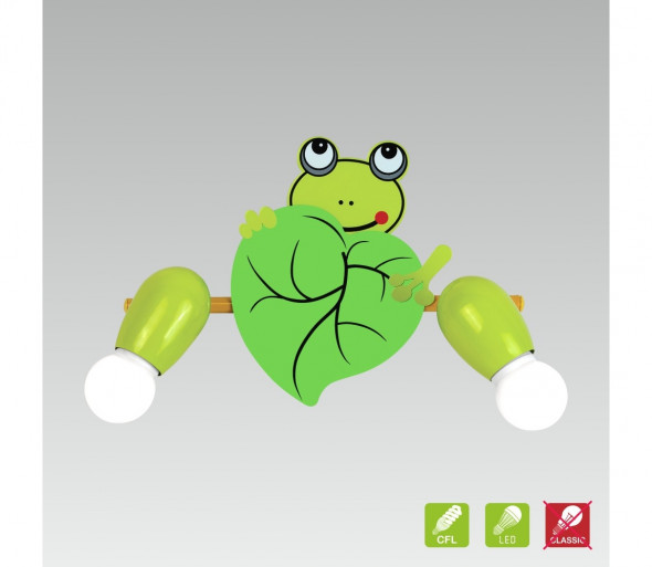 LUXERA 28018 - Dziecięcy reflektor FLOPS 2xE14/9W/230V