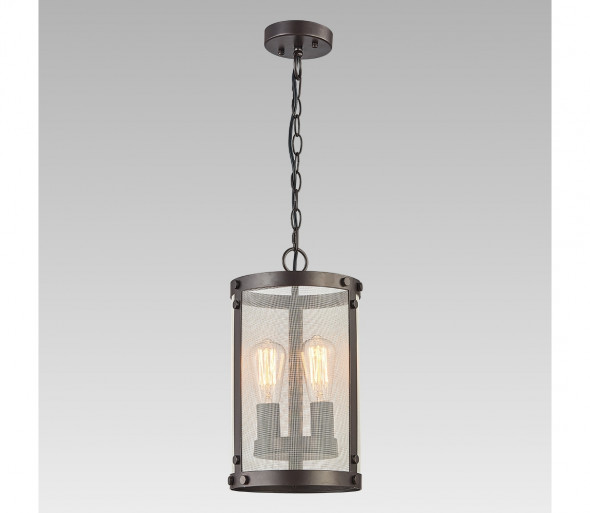 LUXERA 46072 - Żyrandol na łańcuchu IOWA 2xE27/60W/230V