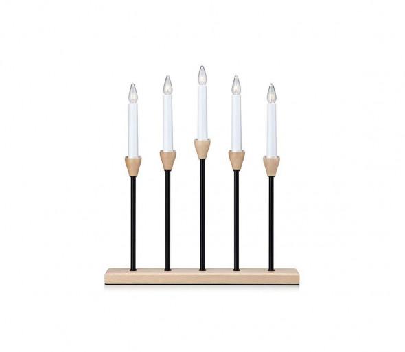 Markslöjd 704160 - Świecznik bożonarodzeniowy JOHANSFORS 5xE10/3W/230V