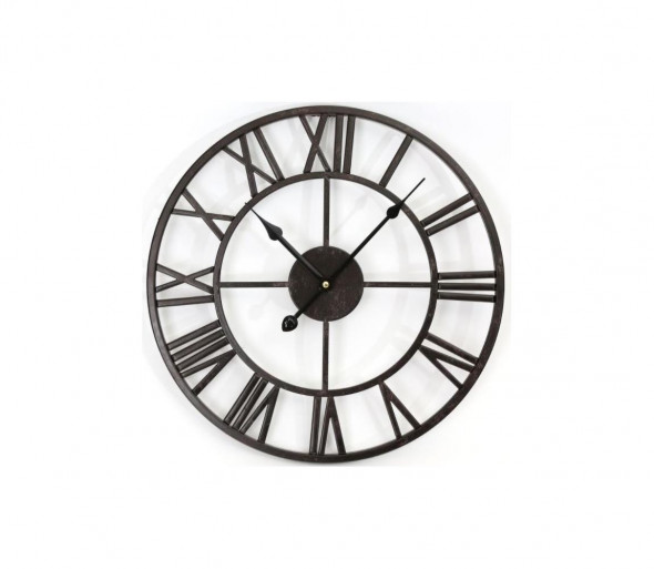 Metalowy zegar ścienny Vintage 1xAA