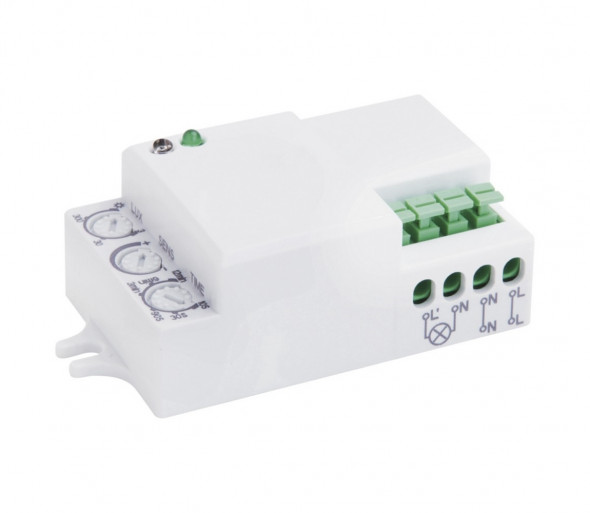 Mikrofalowy czujnik ruchu MW B 360° 1200W/230V biały