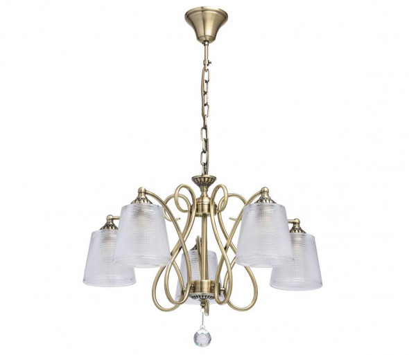 MW-LIGHT 372013205 - Kryształowy żyrandol na łańcuchu MONICA 5xE14/40W/230V