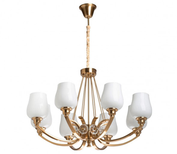 MW-LIGHT 386017908 - Żyrandol na łańcuchu PALERMO 8xE27/40W/230V