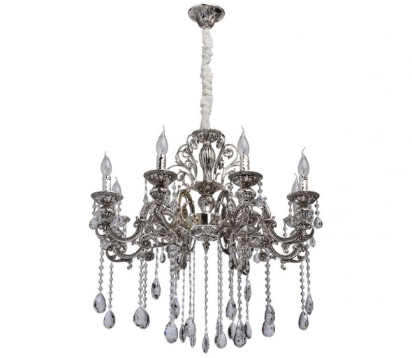 MW-LIGHT 482013708 - Kryształowy żyrandol na łańcuchu SELENA 8xE14/40W/230V