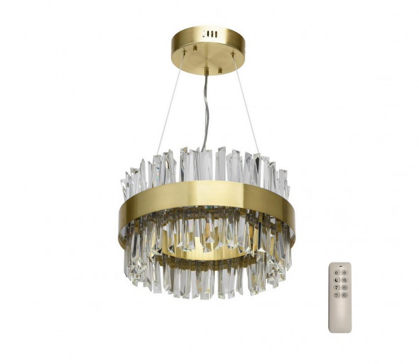 MW-LIGHT - LED Ściemniany kryształowy żyrandol na lince ADELARD LED/55W/230V + pilot