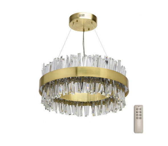 MW-LIGHT - LED Ściemniany kryształowy żyrandol na lince ADELARD LED/68W/230V + pilot
