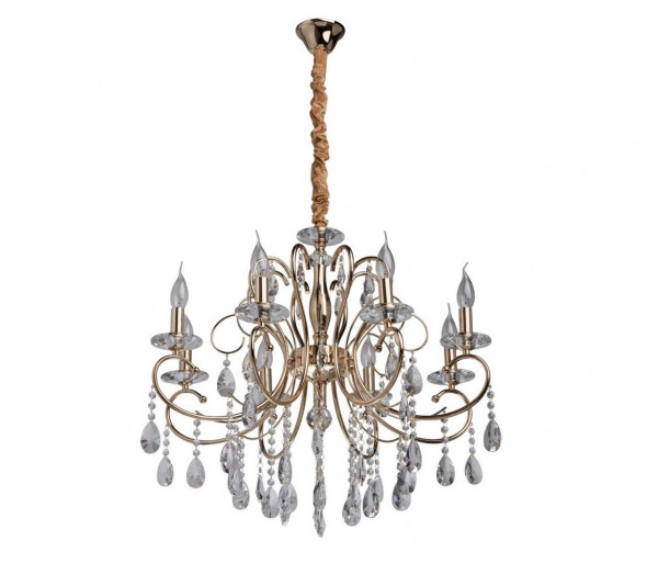 MW-LIGHT - Żyrandol kryształowy na łańcuchu ADELE 8xE14/40W/230V