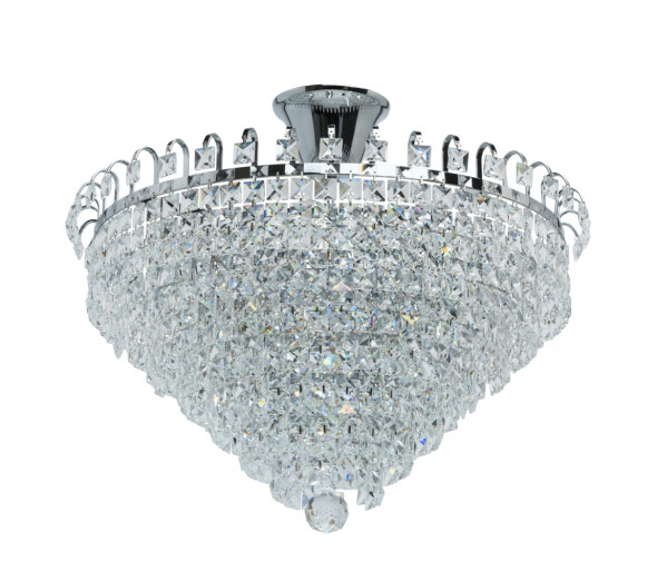 MW-LIGHT - Żyrandol kryształowy natynkowy ADELARD 5xE14/60W/230V