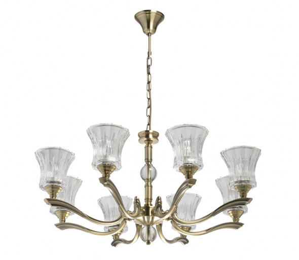 MW-LIGHT - Żyrandol na łańcuchu AMANDA 8xE14/40W/230V