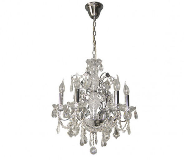 MW-LIGHT - Żyrandol na łańcuchu CRYSTAL 6xE14/60W/230V