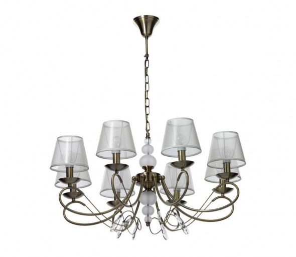 MW-LIGHT - Żyrandol na łańcuchu FEDERICA 8xE14/40W/230V