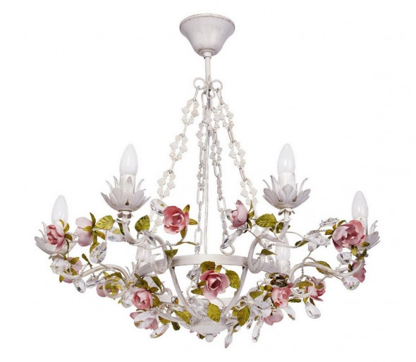 MW-LIGHT - Żyrandol na łańcuchu FLORA 6xE14/40W/230V