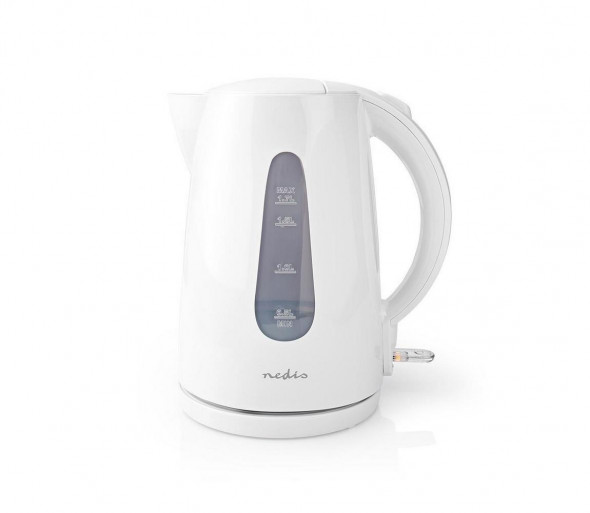 Nedis 5412810322381 - Czajnik elektryczny 1,7 L 1850-2200W/230V biały
