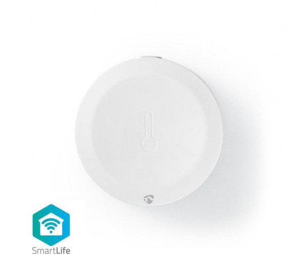 Nedis 5412810328673 - Inteligentny czujnik temperatury i wilgotności 1xCR2450 ZigBee