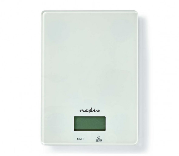 Nedis KASC610WT - Cyfrowa waga kuchenna 1xCR2032 biała