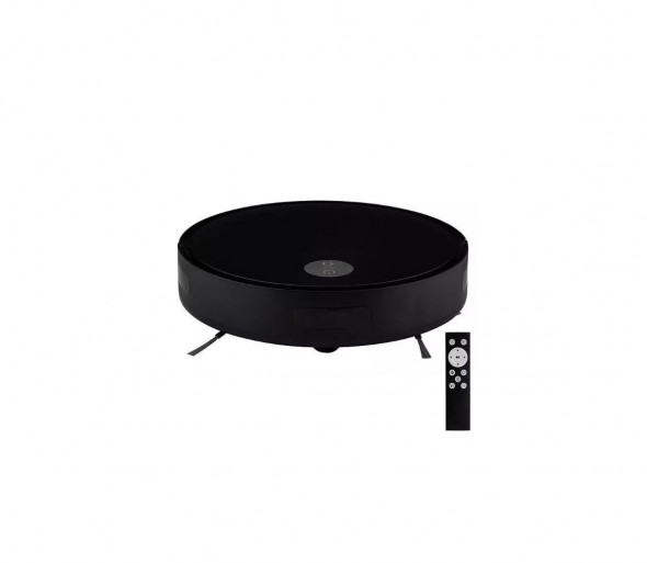 Odkurzacz automatyczny czarny + pilot