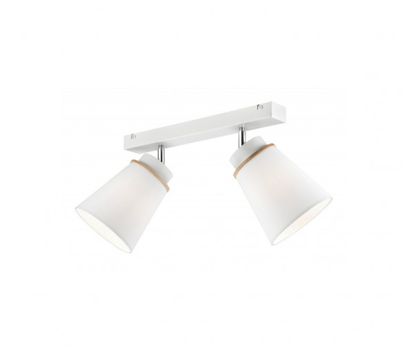 Oświetlenie punktowe AGUSTINO 2xE27/60W/230V biały