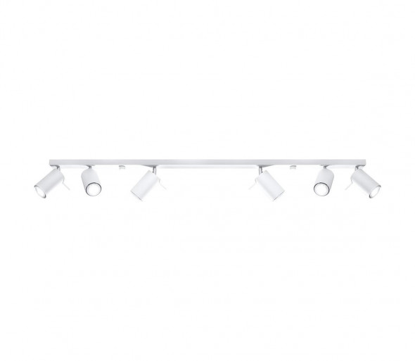 Oświetlenie punktowe RING 6L 6xGU10/40W/230V biały