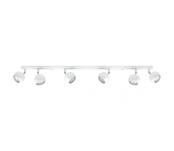 Oświetlenie punktowe sufitowe OCULARE 6xGU10/40W/230V