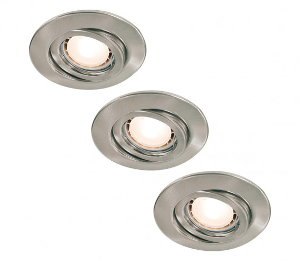Paulmann 92025 - ZESTAW 3xLED-GU10/3,5W Oprawa wpuszczana QUALITY LINE