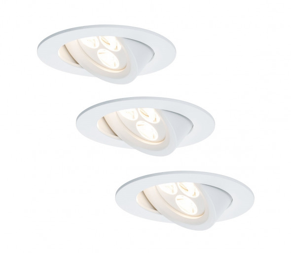 Paulmann 92689 - ZESTAW 3xLED Oprawa wpuszczana PREMIUM LINE 3xLED/7,5W/230V