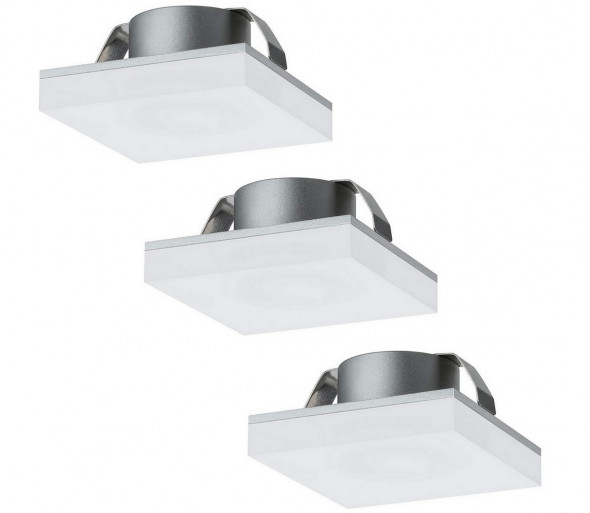 Paulmann 93574 - ZESTAW 3xLED/1,3W Oprawa wpuszczana 230V