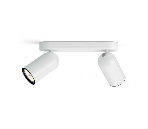 Philips 50582/31/PN - Oświetlenie punktowe MYLIVING PONGEE 2xGU10/5,5W/230V