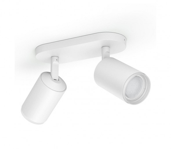 Philips 50632/31/P7 - LED RGB Oświetlenie punktowe Hue FUGATO 2xGU10/5,7W/230V