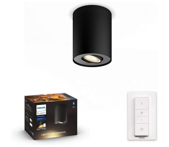 Philips 56330/30/P6 - LED Oświetlenie ściemnialne Hue PILLAR 1xGU10/5W/230V + ZS