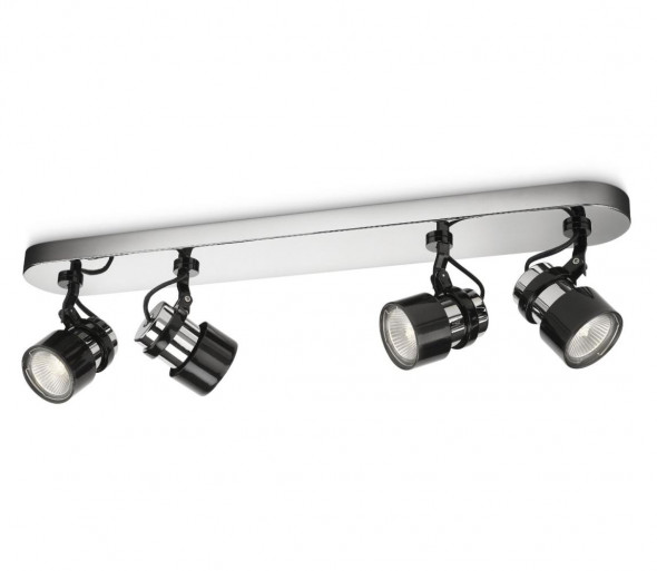 Philips 56444/11/16 - Oświetlenie punktowe MYLIVING FINISH 4xGU10/35W/230V