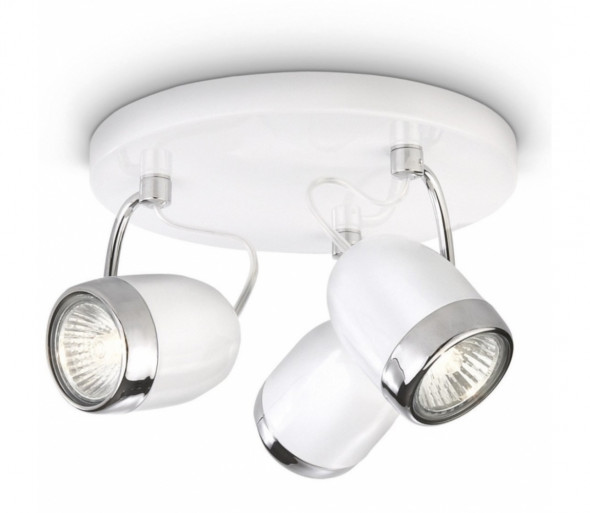 Philips 56483/31/PN - Oświetlenie punktowe BALSA 3xGU10/35W/230V