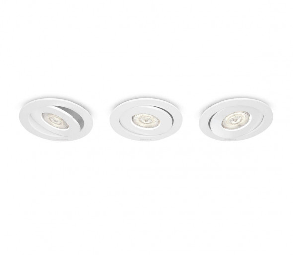 Philips 59183/31/16 - SET 3x LED podwieszane światło sufitowe ASTEROPE 3xLED/4.5W/230V