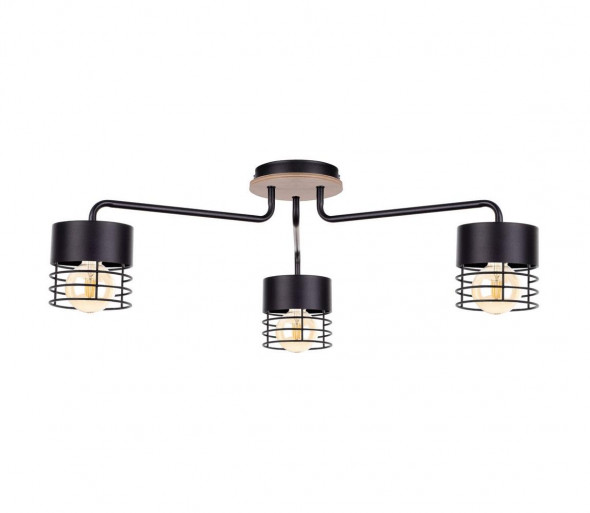 Plafon CAS WOOD 3xE27/60W/230V