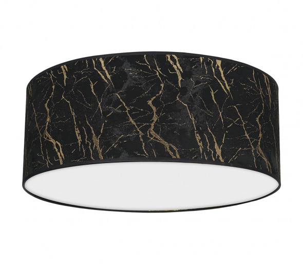 Plafon SENSO 2xE27/60W/230V czarny/złoty śr. 40 cm