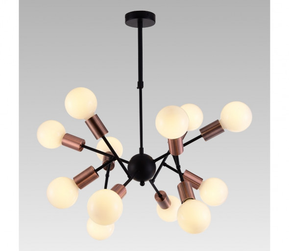 Prezent 17203 - Żyrandol BALL 12xE27/40W/230V