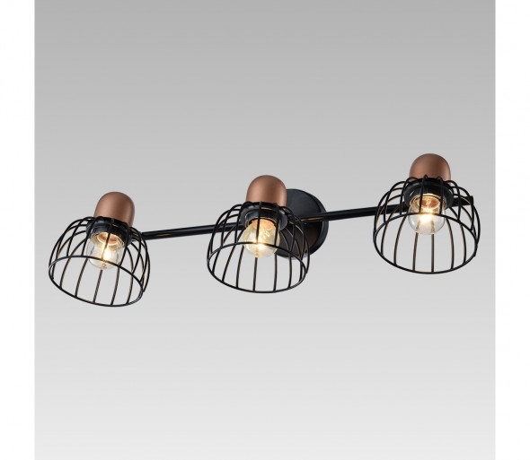 Prezent 75464 - Kinkiet BASKET 3xE27/60W/230V