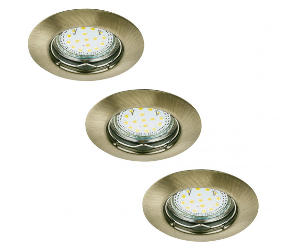 Rabalux 1048 - SET 3x LED oprawa LITE 3xGU10-LED/3W/230V