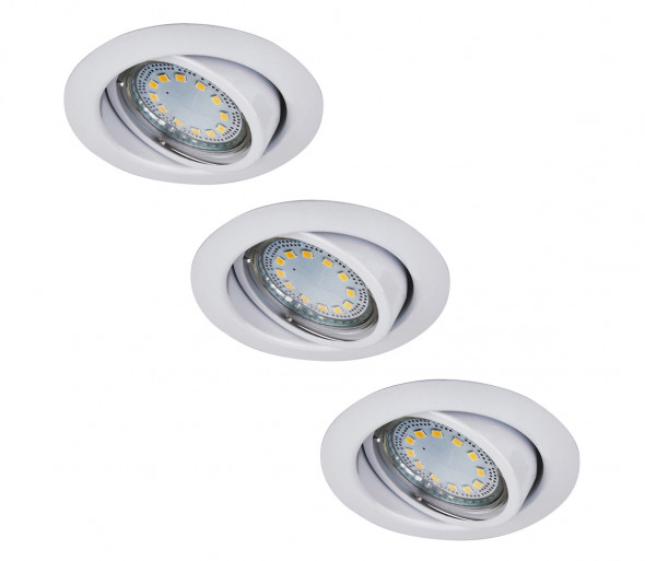 Rabalux 1049 - ZESTAW 3xLED Oprawy wpuszczane LITE 3xGU10-LED/3W/230V